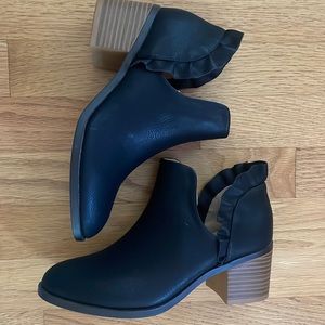 Black Ankle Boots Women’s 5.5